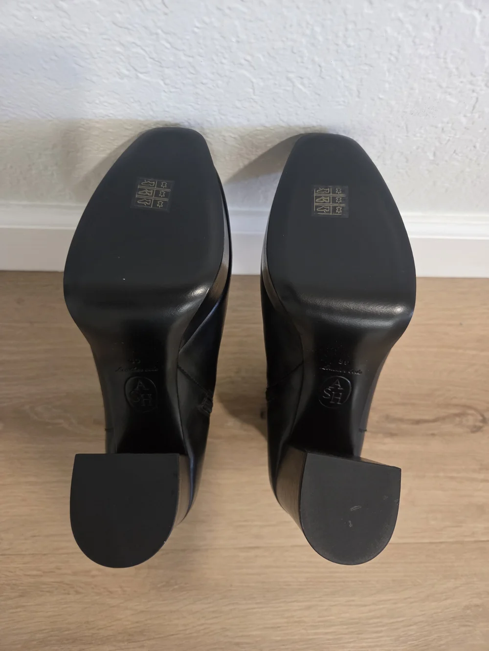 ASH Leather Platform Boots